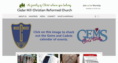 Desktop Screenshot of cedarhillchurch.org